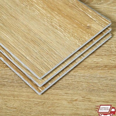 Luxury Vinyl Planks Waterproof Interlocking Realistic Wood Look Easy Install New