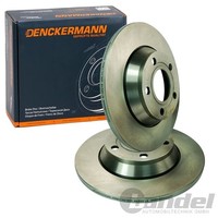2X Denckermann Bremsscheiben 280Mm Voll Vorne Passend FüR Audi A4