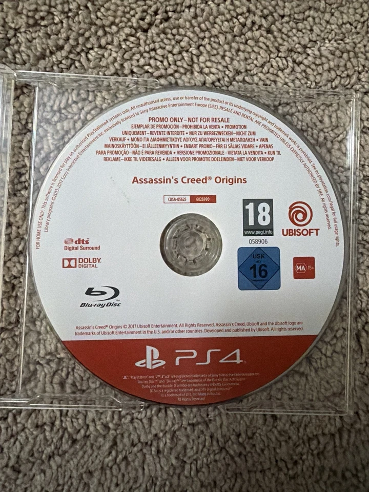 Assassin's Creed Origins PS4 PROMO Rare PlayStation 4 Promotional (FULL GAME) - Image 1 of 1