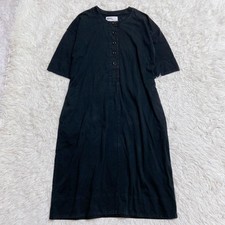 MHL Margaret Howell Cotton Long Dress Short Sleeve Loose Fit Used