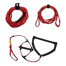 75FT Water Ski Rope with Reinforced Handles for Tubing and Wakeboarding