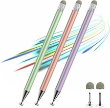 Stylus Pen for Touchscreen,3pcs 2in1 High Precision Sensitivity Stylus, Suitable