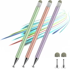 Stylus Pen for Touchscreen,3pcs 2in1 High Precision Sensitivity Stylus, Suitable