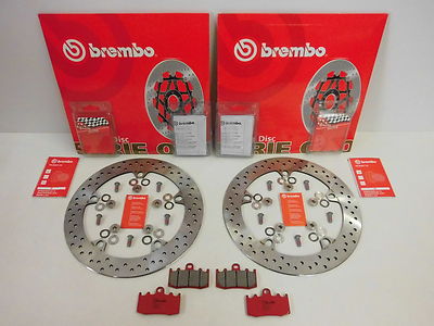 Brembo Bremsscheiben Beläge Floater Schrauben vorne BMW R 1200 GS + Adventure