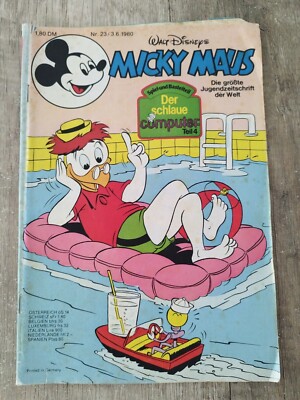 MICKEY MOUSE No 23 - 3.6. 1980 Walt Disney Comic, Ghost Stories Z3-4