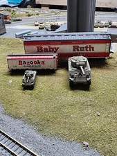 HO Scale 1:87 M4 Sherman Tank WWII 3D Printed and Hand Painted- US Army OD Green