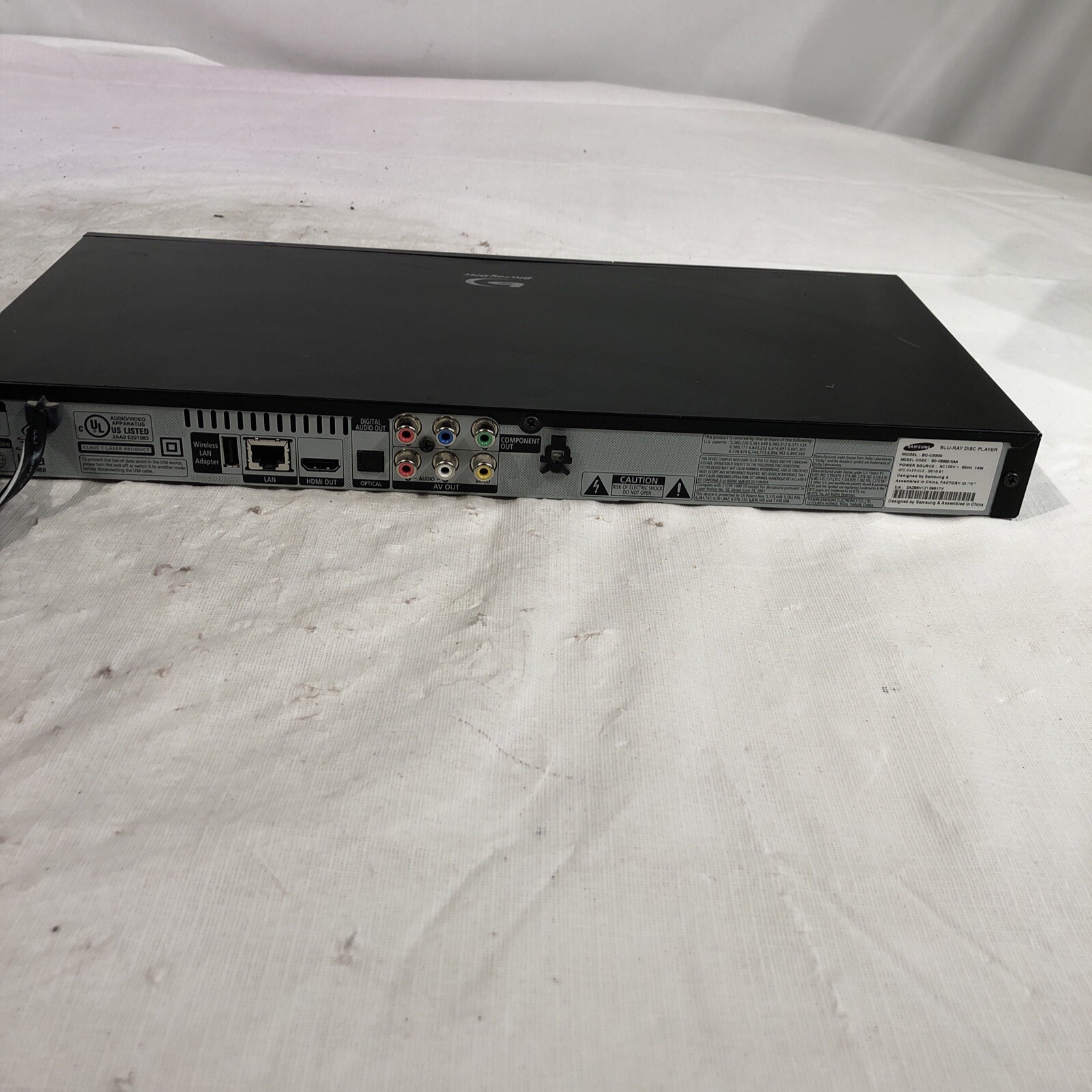 Samsung BDC5500/XAA 1080p BlueRay & DVD Disc Player, TESTED eBay