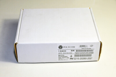 Polycom VSX Microphone Array Kit w/ 30' Cable 2215-20260-200  New in box!