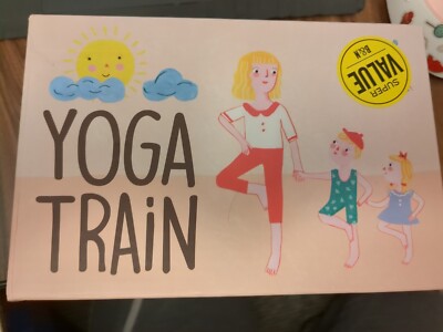 Yoga Train Card Game Let's Play Mother Father & Child Practice Fun, NEW, SEALED