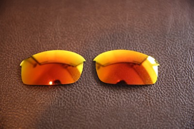 PolarLens POLARIZED Fire Red Iridium Replacement Lens for-Oakley Bottlecap