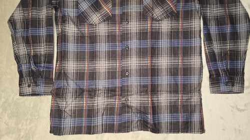 Saugatuck Dry Goods Flannel Shirt Men's VTG 90's Never Worn Lumberjack Plaid L - Picture 4 of 18