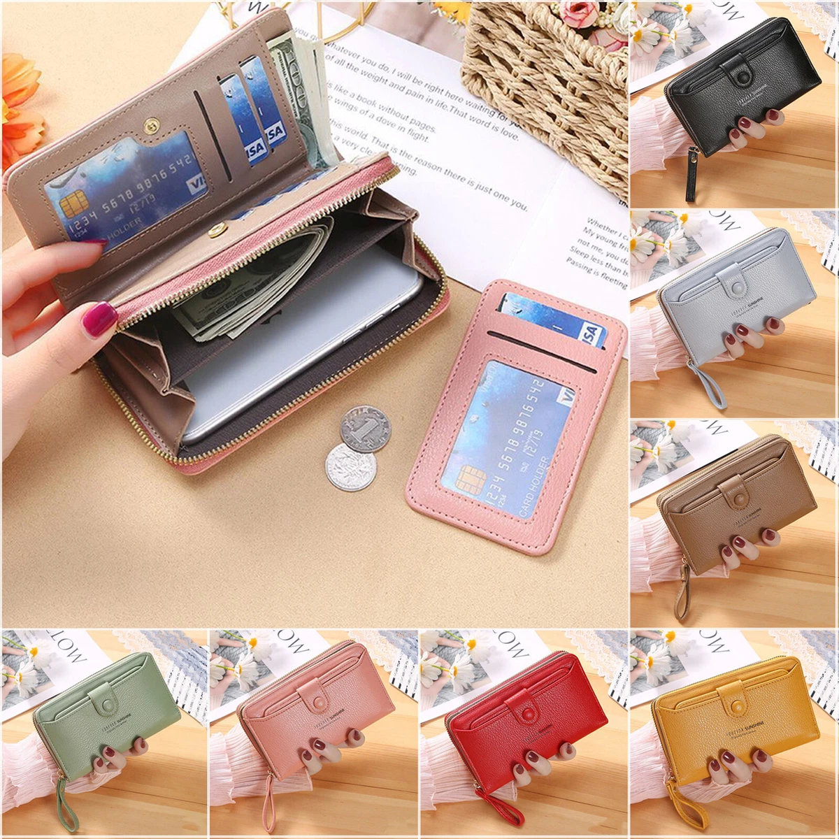 Handmade Small Genuine Leather Coin Purse for Men Women Lady Wholesale -  China Card Sleeves and Leather Purse price | Made-in-China.com