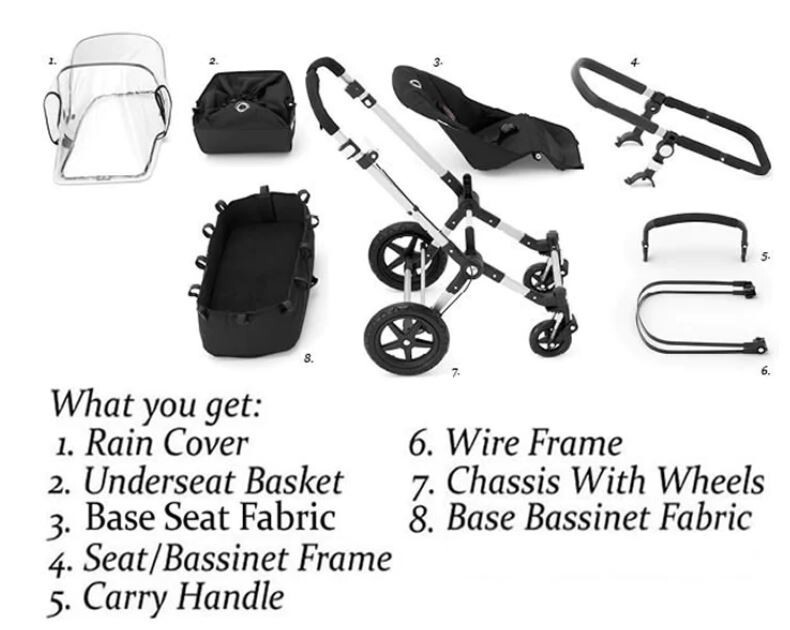 【バラ売り不可】Bugaboo Cameleon3 フルセット バラ売り不可】Bugaboo Cameleon3 フルセット