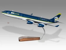 Airbus A340-300 Air Comet Desk Wood Airplane Model Small Scale 1/200