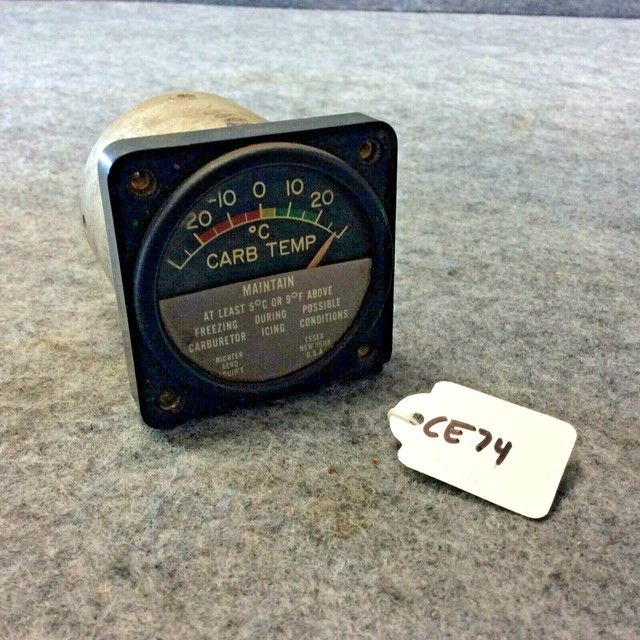 Richter Aero Cessna Aircraft Carb Temp Gauge eBay