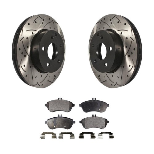 DBA Street Series Drilled & Slotted Front Rotor | Mercedes-Benz C250 (10-16) (DBA2262X)