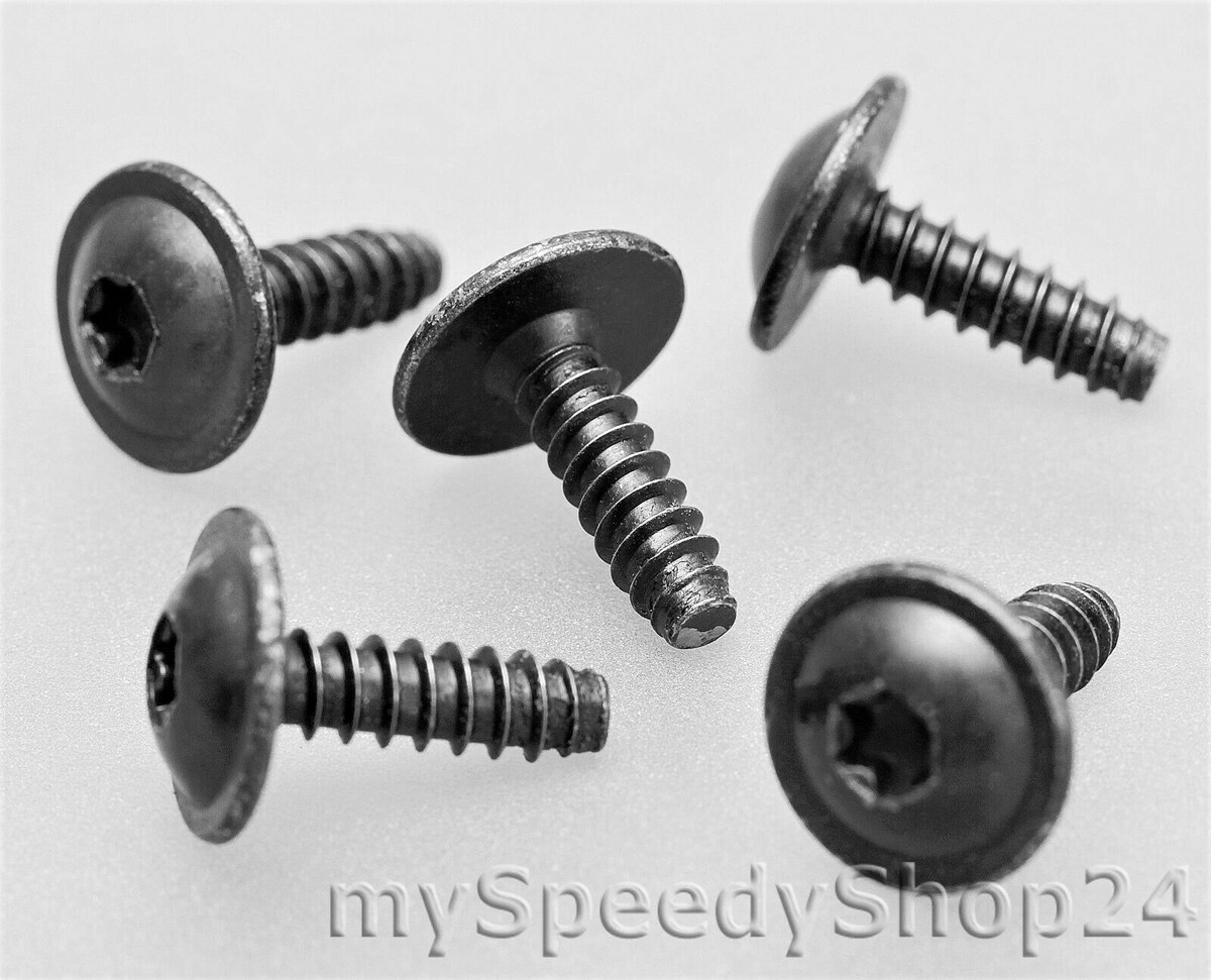 90-tlg. Auto Schrauben & Clips Set - Karosserieschrauben Mit U-Clips