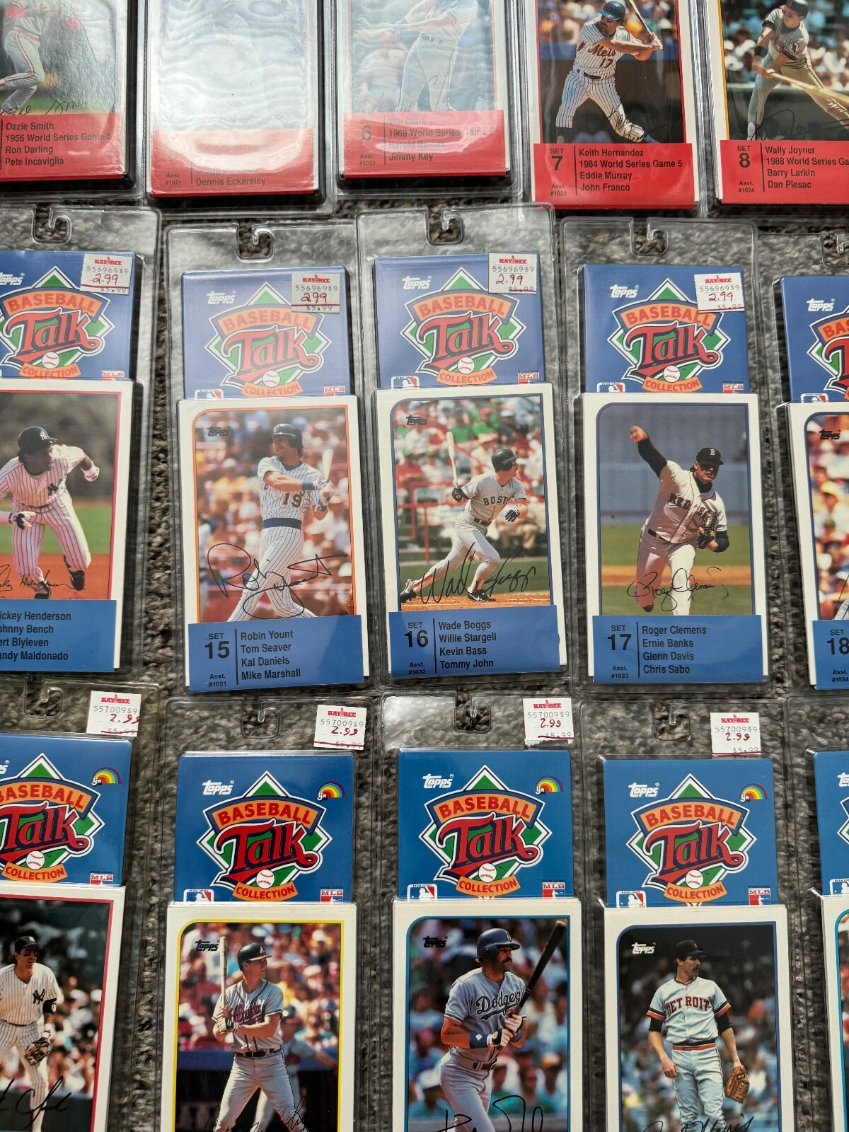 1989 Topps Baseball Talk Collection Complete Set & Sports Talk Player