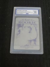 2018 Leaf Special Release Shohei Ohtani Rookie 1/1 Black Printing Plate