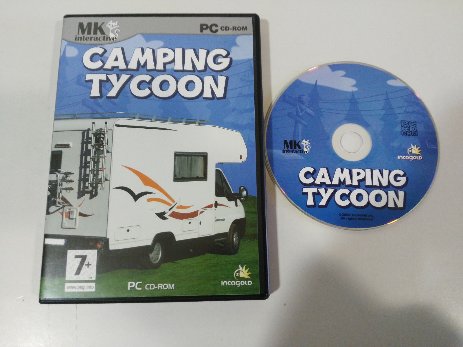 Camping Tycoon Juego PC Español CD-ROM MK Interactive - AM