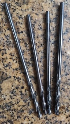  DRILL SET OF FOUR .191, .196, .1985, .227 DIA