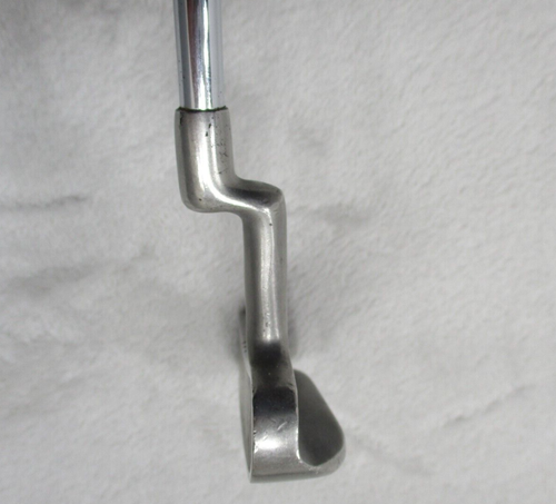 JET COMB PUTTER Right Handed 35" Steel Shaft Original Leather Grip - Picture 3 of 9