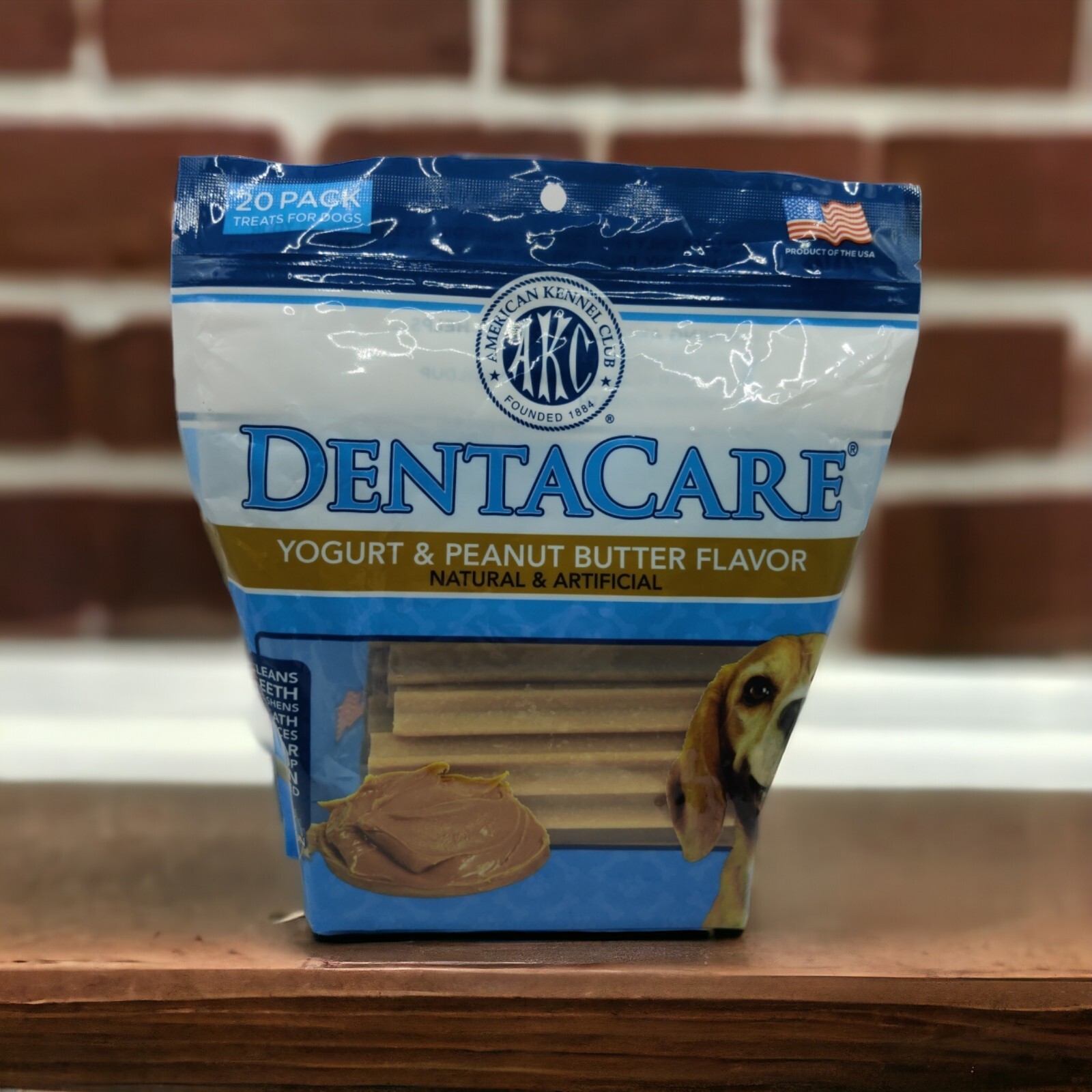 American Kennel Club 20 Ct Yogurt And Peanut Butter Dentacare Dog