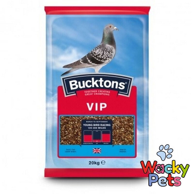 Bucktons VIP Pigeon Feed 20kg YOUNG RACING PIGEON FEED SEED FOOD