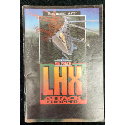 LHX Attack Chopper  (Sega Genesis) Manual (NO Game/Cover Art/Case) No Tracking