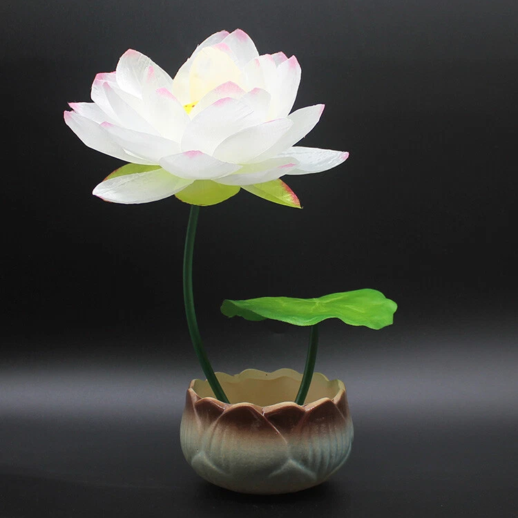 莲花人造花佛堂花佛饰 — 第 3/4 张图片