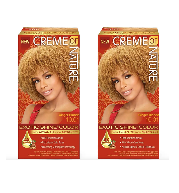 Creme of Nature Exotic Shine Color Ginger Blonde 10.01 ( Pack of 2 )