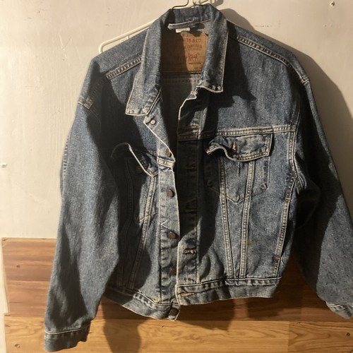 Levi Strauss men’s jean jacket size M eBay