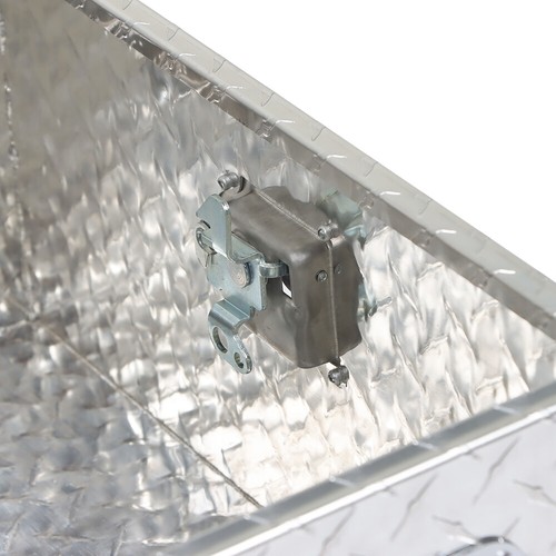 Labwork Aluminum Diamond Plate Tool Box New 20" x 12" x 9.5" Trailer Pickup - Picture 16 of 17