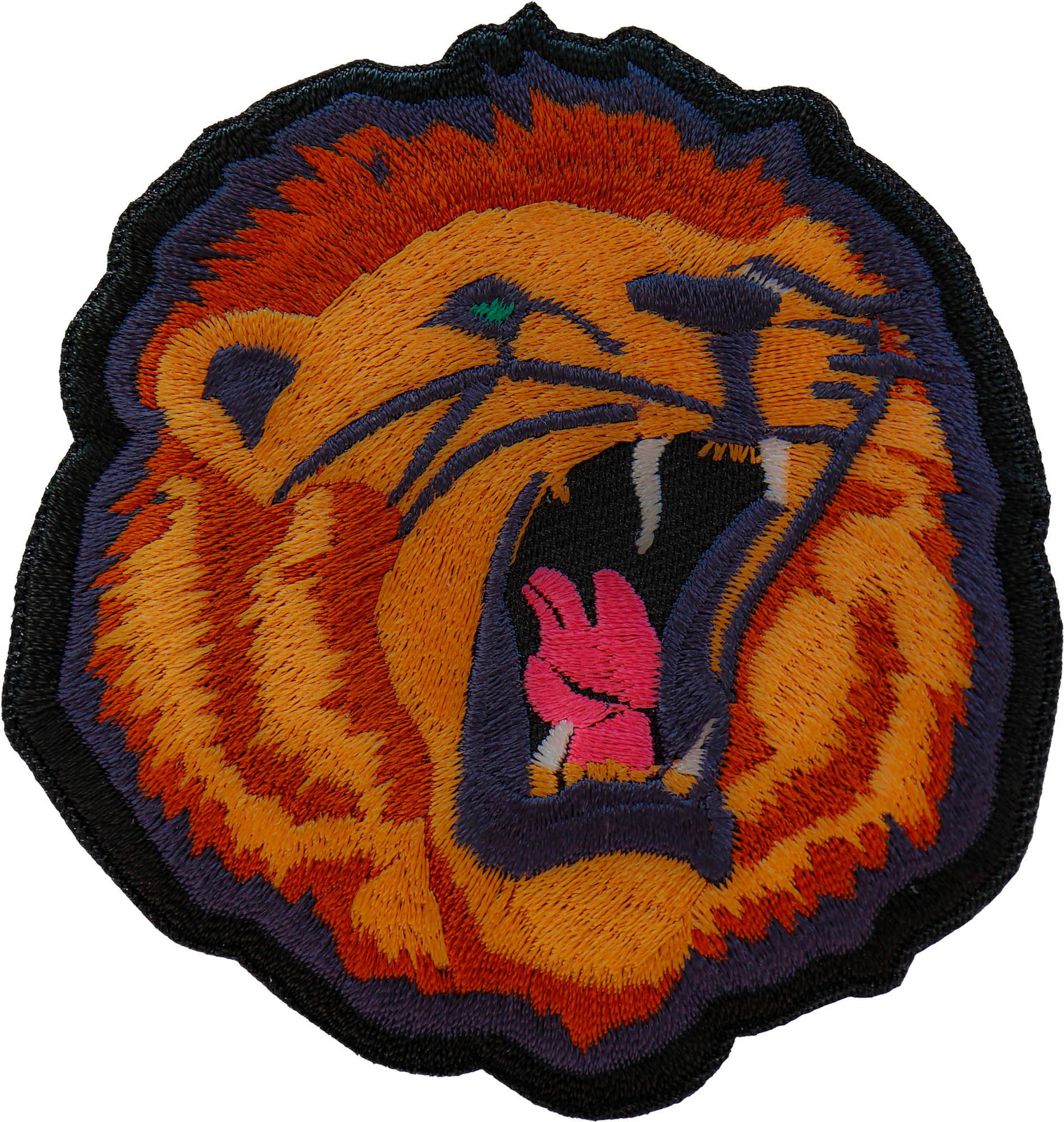 Roaring Lion Iron on Patch - 3x3 inch - P7289