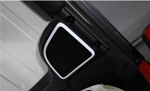 Cubierta de borde de decoración de marco de altavoz de techo superior 2 piezas para Jeep Wrangler JK JKU 2007-17 - Imagen 32 de 70