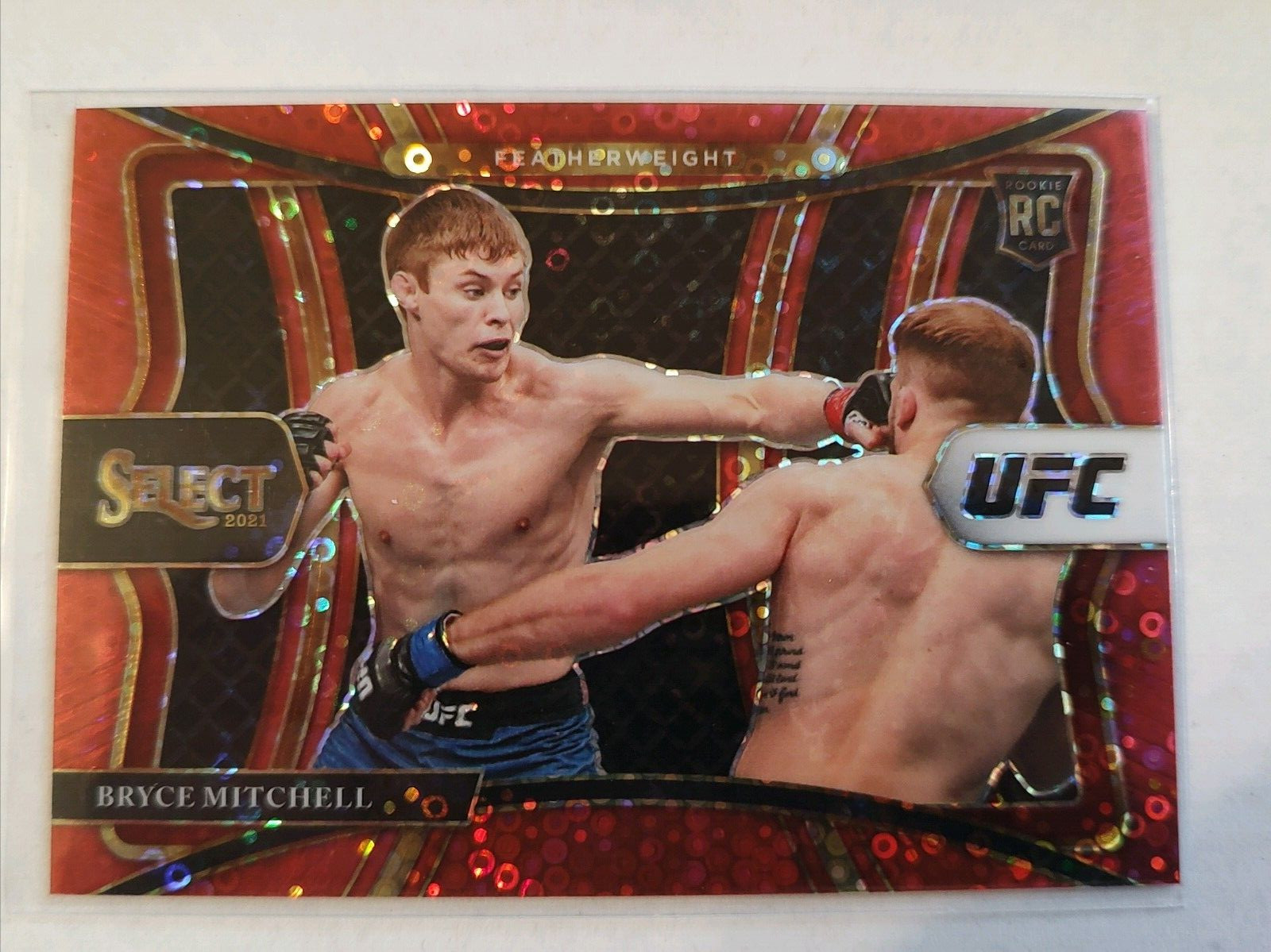 💎2021 Bryce Mitchell Select Premier Level Red Disco Prizm #/199 Rookie Card💎