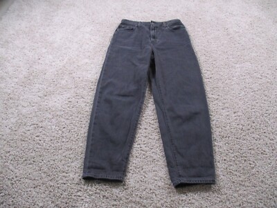 Levis Jeans Womens 26 Gray High Loose Taper Big E Denim Stretch