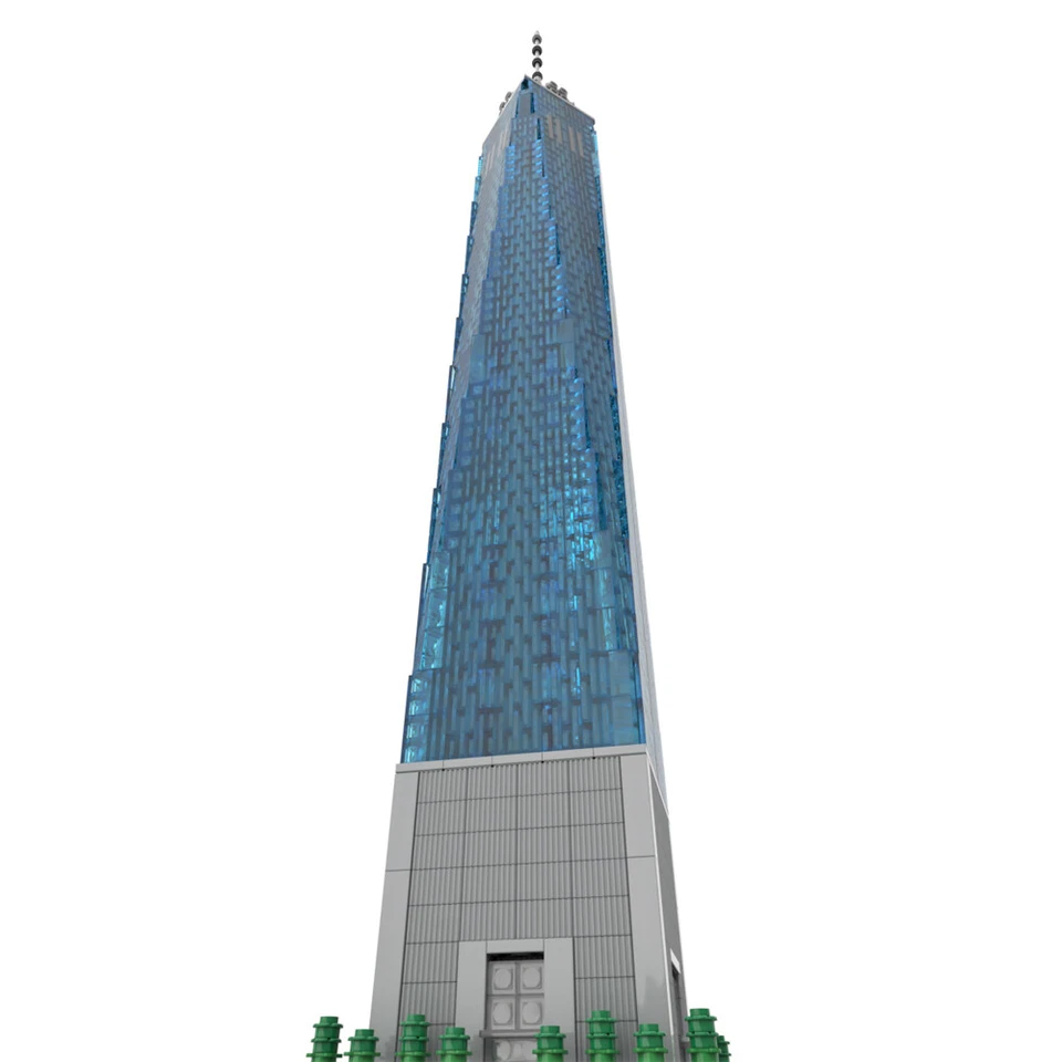 MOC: One World Trade Center Freedom Tower 1:800 Scale 3153 Pieces Gift DIY - Image 3 of 3