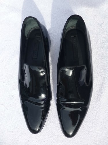 HUGO BOSS Black Italian Patent Leather 
