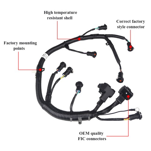 FICM FUEL INJECTOR WIRING HARNESS FIT FOR 20032007 FORD F350 F250 F450 6.0L eBay
