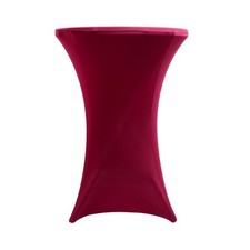 Image of 60cm/80cm Stretch COCKTAIL TABLE COVER Poseur Bar Spandex Cloth Wedding Party