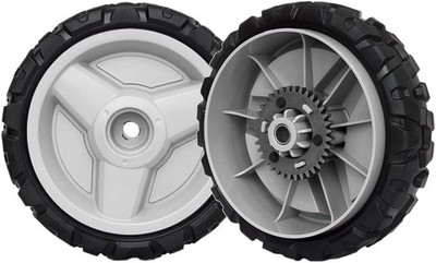 2 Pack Lawn Mower Drive Wheels Replace Husqvarna 580365301 8 inch wheel