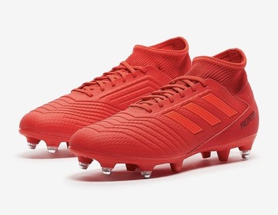 Herren Adidas Predator 19.3 SG weicher Boden Gras Fußballschuhe Größe 8,5 UK £95
