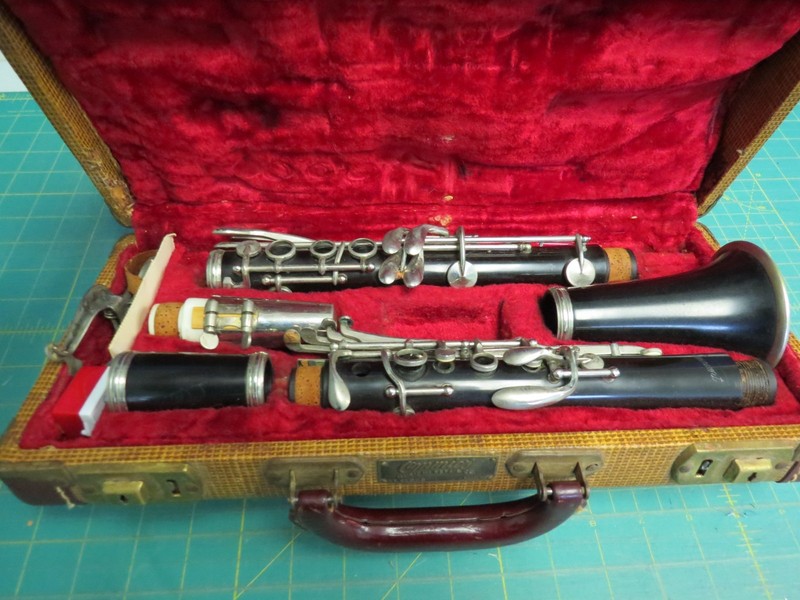 Vintage Clarinet Harry Pedler Co Elkhart IN With Case  Untested