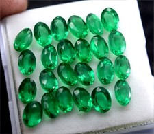 CALIBRATED 5x3 mm NATURAL ZAMBIAN EMERALD FOR JEWELLERY LOOSE GEMSTONE 50 pcs