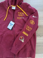 Washington Commanders Nike Full Zip Hoodie Burgundy Jacket Men’s Medium NWT
