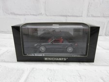 Mini car 1/43 Minichamps Porsche Boxster S 2002 black model car