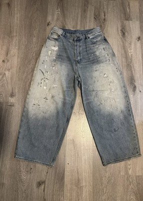 Acne Studio 2023M Paint Splatter Jeans Size 32