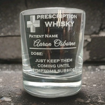 Whiskyglas mit Sehstärke personalisiert Jack Daniel's Glas Jameson Glas