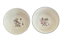 Set of Vintage Lenox Special Edition Norman Rockwell Children Bowls Made in USA